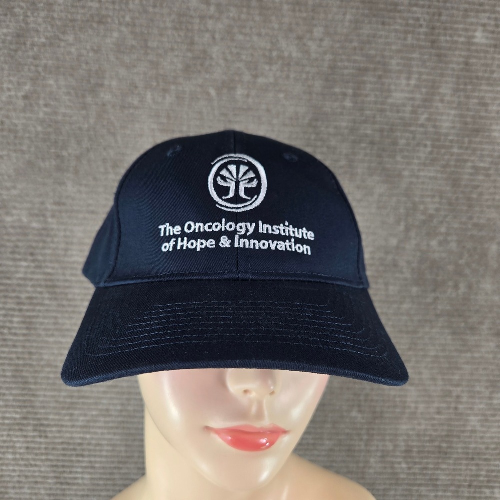 Port & Company Unisex OSFM Navy Blue Oncology Institute Embroidered Baseball Cap